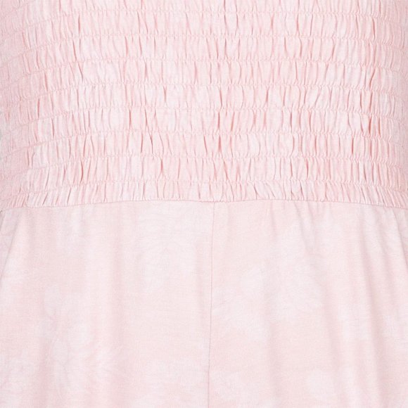 Hurley Pink Smocked Romper/NWT/Various - Picture 4 of 15